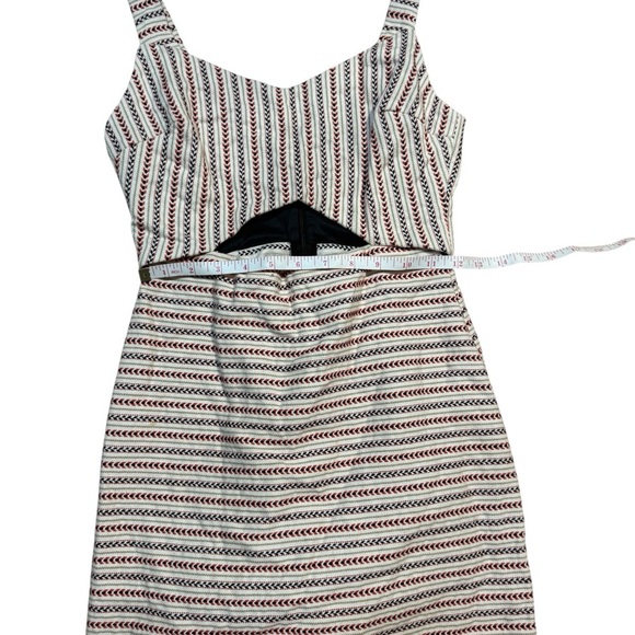 Zara TRF Women’s Small Multi Color Striped Dress Romper Cutout Tribal - Picture 5 of 11